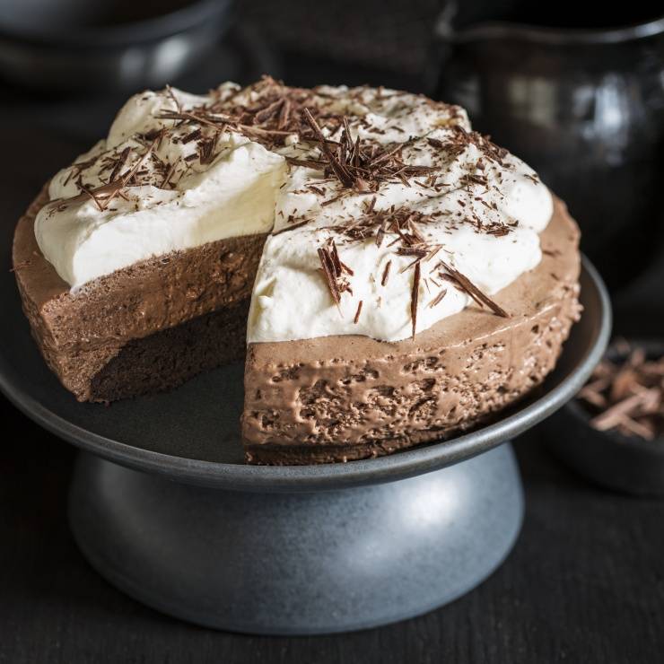 Tarte à la mousse chocolat Caotina